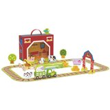 Tooky Toy Igračka farma sa drvenim figuricama TJ459 | Eponuda.ba