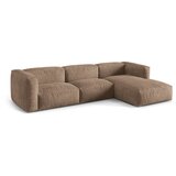 Micadoni Svjetlo smeđa kutna garnitura od bouclé tkanine (s desnim kutom) Martina – Home | shoptok.hr