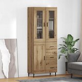 Highboard 2 pcs Umjetnički hrast 69,5 x 34 x 180 cm | Eponuda.com