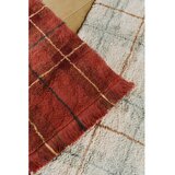 Lorena Canals Krem/kadulja zeleni periv/ručno rađen pamučan tepih 140x190 cm Tartan Blue Sage – | shoptok.hr
