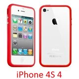 Bumper / okvir - Apple iPhone 4S / iPhone 4 (kovinski gumbi) - več barv | Shoptok.si