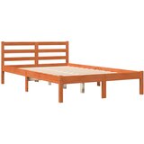 vidaXL Posteljni okvir voščeno rjav 140x200 cm trdna borovina, (21048420) Cene