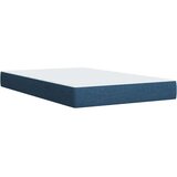 vidaXL Krevet s oprugama i madracem plavi 120 x 190 cm od tkanine | shoptok.hr