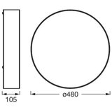 Ledvance 4058075829046 Osram orbis paris 480mm 3xe27 bg ( o29046 ) | Eponuda.com