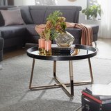 MID.YOU klubska miza, črna, zlate barve | Shoptok.si
