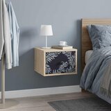  Wall-mounted noćni ormarić DOKKUM 2 kom. Hrast sonoma | shoptok.hr