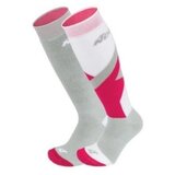 Čarape NORDICA DEČIJE MULTISPORT WINTER 2 par light grey-coral-white-light grey Cene
