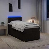  Boxspring krevet s madracem Tamno smeđa 90 x 190 cm Tkanina | shoptok.hr