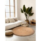 Hanse Home Obojestranska/ročno tkana okrogla preproga iz jute v naravni barvi ø 150 cm Nuru – | Shoptok.si