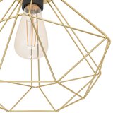 Eglo Tarbes plafonjera E27, 32,5 cm, brušeni mesing, 43678 | shoptok.hr