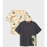 Sinsay Pamučne majice s motivom dinosaura 2 pack Cijene