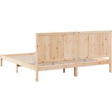  Dugi okvir kreveta bez madraca 200 x 220 cm masivno drvo | shoptok.hr