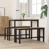  Klupa za blagovanje Umjetnički hrast 100 x 32,5 x 48,5 cm | shoptok.hr