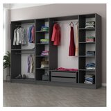 Hanah home Ormar Kale-5080, 270x210x52 cm, Antracit | Eponuda.ba