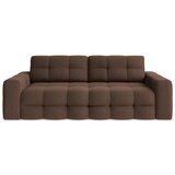 Makamii Smeđa sklopiva sofa od bouclé tkanine 255 cm Milu – | shoptok.hr