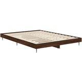  Za krevet smeđi hrast 140x190 cm konstruirano drvo | shoptok.hr