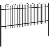  Ograda sa šiljkom i lukom Crna 200 x 130 cm | shoptok.hr