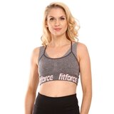Fitforce BRANHILD Ženski sportski grudnjak, siva, veličina | shoptok.hr