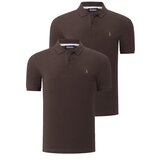 Dewberry DUO SET T8561 MEN'S TSHIRT-COFFEE-COFFEE Cijene