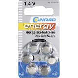 Conrad energy Gumbna baterija ZA 675 cink-zrak PR44 baterija za slušni aparat 630 mAh 1.4 V\, 6 kosov, (20430863) | Shoptok.si