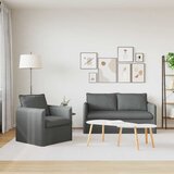  Set sofe 2 pcs Tamnosiva 156 x 82 x 85 cm Tkanina | shoptok.hr