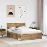  Konstrukcija postelje Oreh 150 x 200 cm Masivno borovo les, (5000102910) | Shoptok.si
