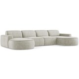 Makamii Krem kutna garnitura od šenila (u obliku slova "U") Omao – | shoptok.hr