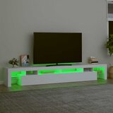 TV ormarić s LED svjetlima bijeli 260 x 36,5 x 40 cm | shoptok.hr