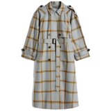Tommy Hilfiger Trenči LIGHT WOOL CHECK RLX TRE Siva Cene