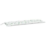  Jastuci za vrtnu klupu 2 kom s uzorkom lišća 150x50x7cm tkanina | Eponuda.com
