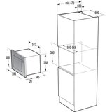 Gorenje BMX201AG1BG vgradna mikrovalovna pečica z žarom - | Shoptok.si