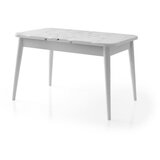 Hanah home Crea - 2942 White Extendable Dining Table | ePonuda.com