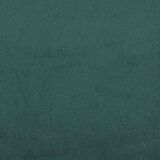  Postelja z vzmetnico temno zelena 200x200 cm žamet | Shoptok.si