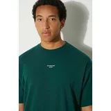 Drôle de Monsieur Pamučna majica Le T-Shirt Slogan Classique za muškarce, boja: zelena, s tiskom, PERM-TS202-CO002-DGN