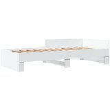  The Living Store Posteljni okvir bel 90x190 cm inženirski les - Posteljni Okvir, (21525785) | Shoptok.si