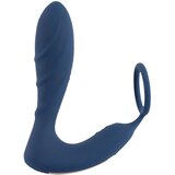 You2Toys Vtič za prostato - radijsko voden analni vibrator z obročkom za penis (modri) | Shoptok.si