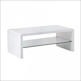 Olimp Sport Klub sto Deja 3 MDF Belo visoki sjaj/Staklo | ePonuda.com