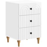  Noćni ormar s ladicama Bijela visokog sjaja 43x 41 x 66,5 cm | shoptok.hr