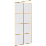  Zid za walk-in tuš Zlatno 90 x 195 cm Staklo otporno na udarce | shoptok.hr