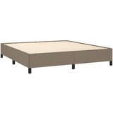  Krevet s oprugama i madracem smeđesivi 180x200 cm tkanina | shoptok.hr