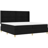 Box spring krevet s madracem Crna 200 x 200 cm tkanina | shoptok.hr