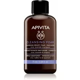 Apivita Cleansing Olive & Lavender pjena za čišćenje za lice i oči 75 ml