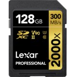 Lexar SDXC Pro 128GB 2000X UHS-II U3 R 300/W260 (V90) | Eponuda.ba