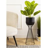 Metalna saksija LOFT 56x20 cm crna | Eponuda.com