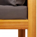  Vrtne sofe Kutne s Jastucima 2 Kom. Drvo Akacije i Uže | shoptok.hr