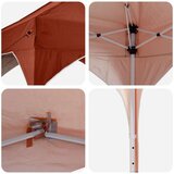  Zložljivi šotor za zabave 575 x 288 x 245 cm Terakota, (5000248745) | Shoptok.si