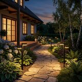  LED solarna lampa 2xLED/1W/3,7V 1200 mAh 55 cm IP65 crna | Eponuda.com