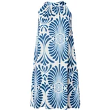 ZABAIONE Ljetna haljina 'Ad44ele' mornarsko plava / svijetloplava / bijela