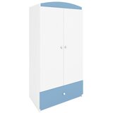  dječji ormar - bez uzorka - plavi | shoptok.hr