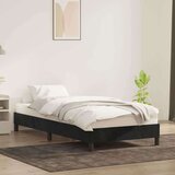 vidaXL Okvir kreveta bez madraca crni 100x210 cm baršun | shoptok.hr
